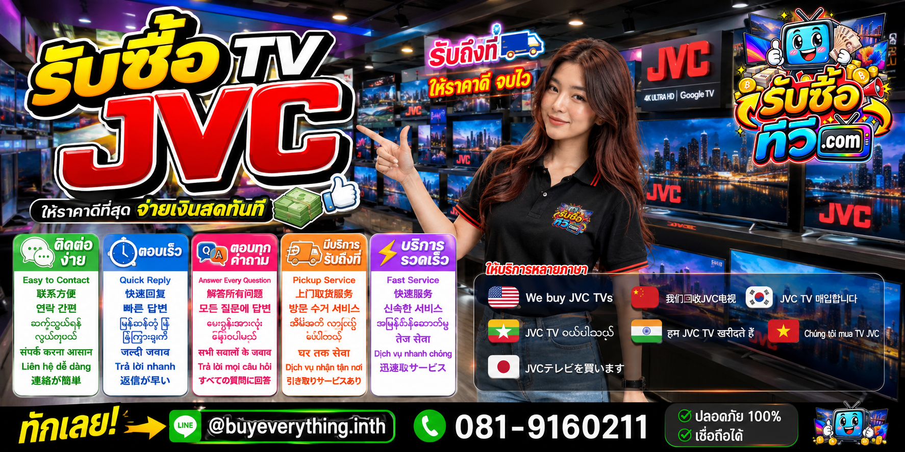 รับซื้อ TV PRISM+ ติดต่อสะดวก ตอบเร็ว และตอบทุกคำถาม